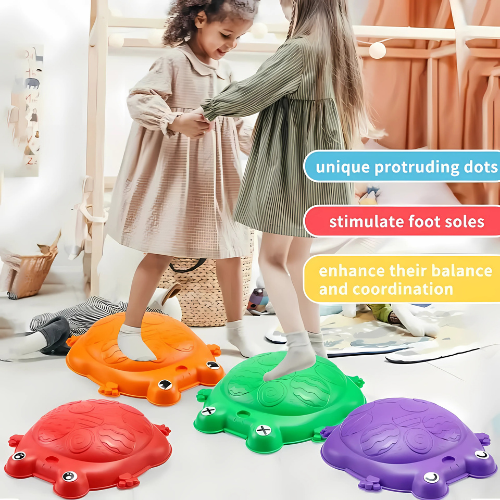8-Piece Sensory Balance Stepping Stones Set – Active Play for Children Aged 3–8