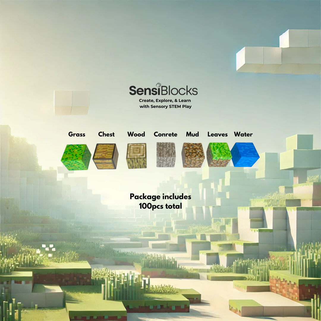 Sensiblocks 100-Piece Magnetic Blocks Set
