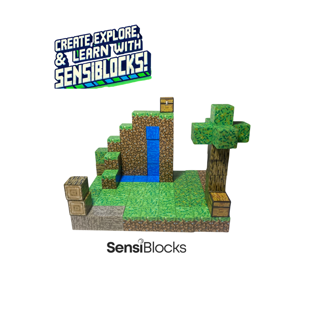 Sensiblocks 100-Piece Magnetic Blocks Set