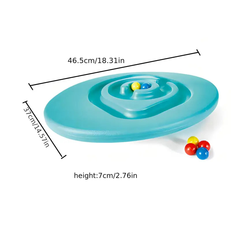 Sensory Balance Trainer – Durable Kids Round Balance Board | Blue | Indoor Sensory Development Game