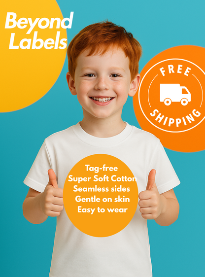 Short Sleeve Sensory Tagless T-shirt