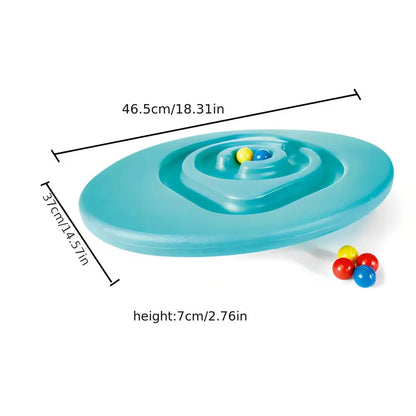 Sensory Balance Trainer – Durable Kids Round Balance Board | Blue | Indoor Sensory Development Game